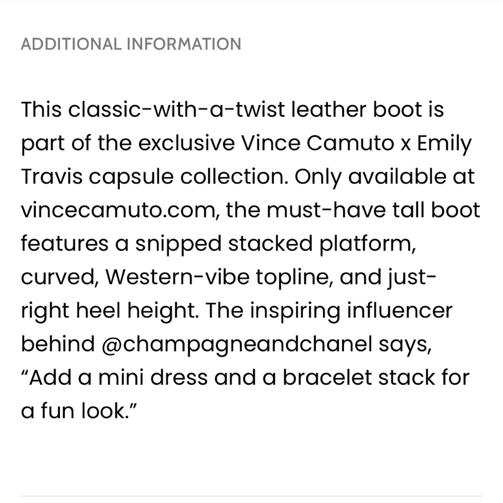 Vince Camuto X Emily Travis knee high boot EUC 9 wide calf - Picture 6 of 13
